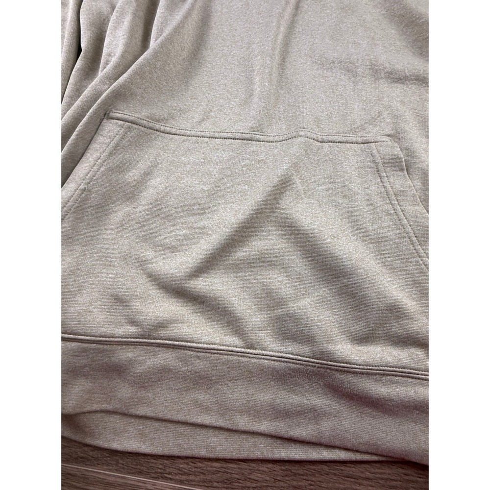 The North Face Men's Logo Hoodie Pullover Heather Tan Polyester Casual XL - Picture 11 of 12